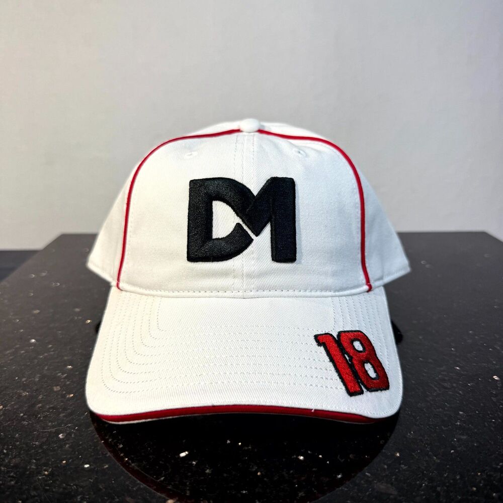 OFFICIAL INDYCAR 23 Malukas White‎ Adjustable Hat NEW